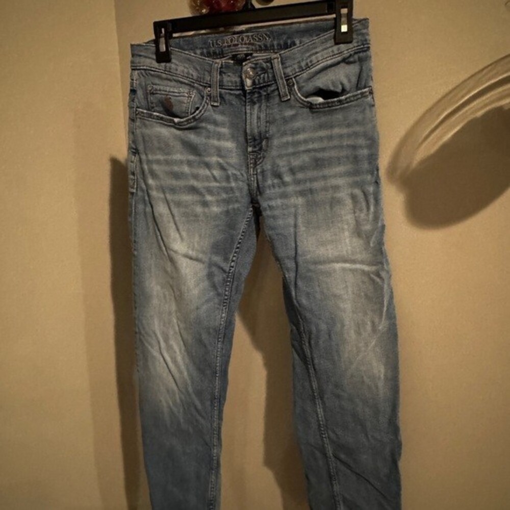 US Polo Assn. Blue Jeans with Vintage Wash 30x32 Mens